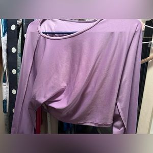 Purple cropped shirt buy 3/15